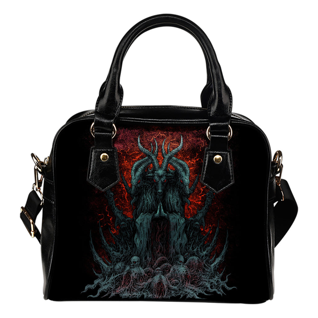 Satanic Skull Goat Hanbag
