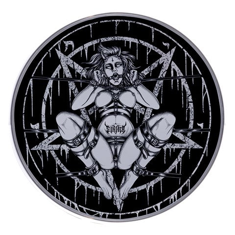 Skull Demon Satanic Baphomet Goat Satanic Pentagram Chained To Sin And Lovin It Wireless Fast Charger