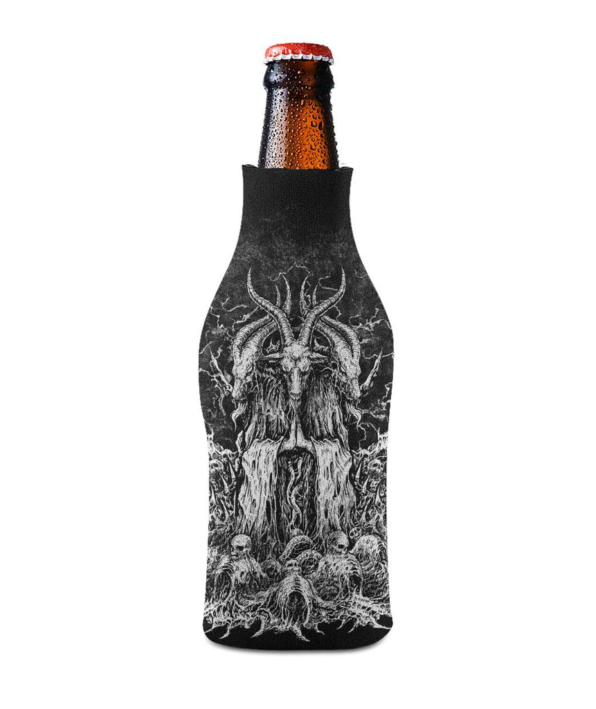 Skull Satanic Goat Beer Bottle Sleeve