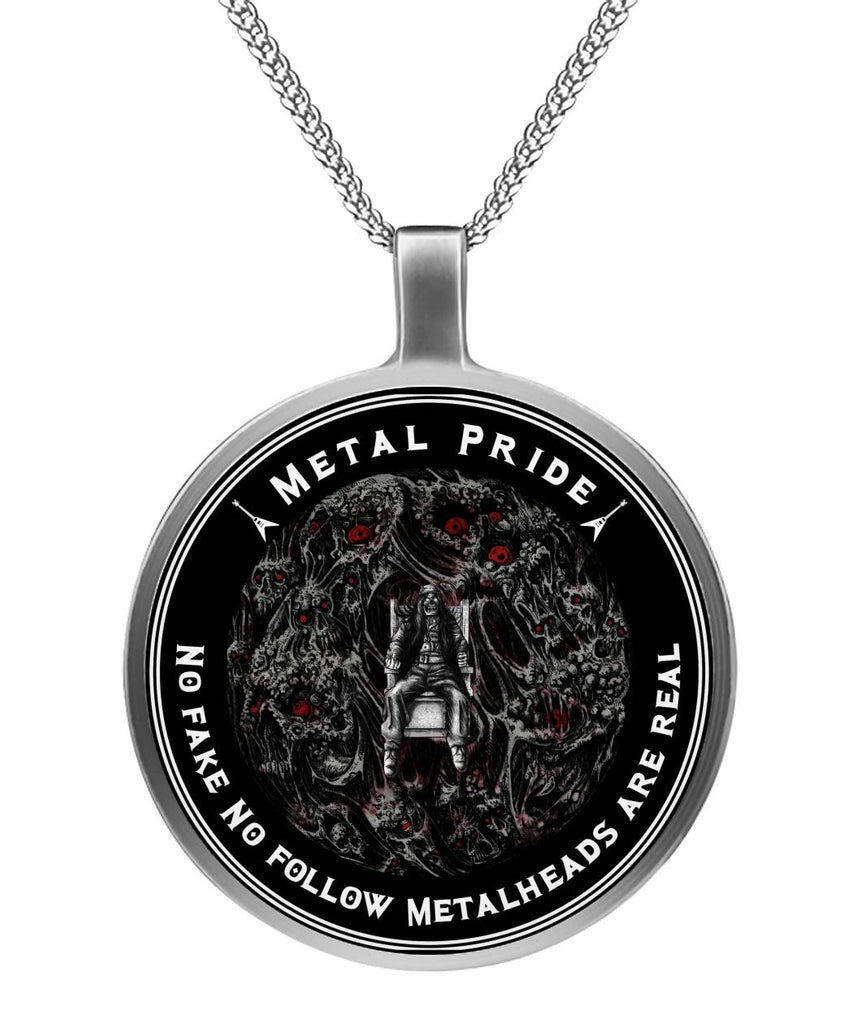 Metal Pride Pendant Circle Necklace