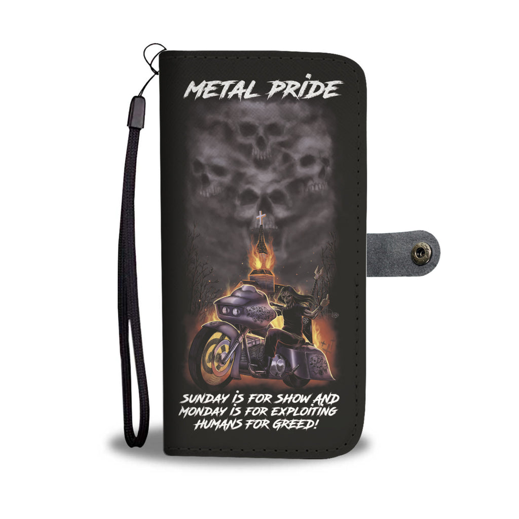 Metal Pride Phone Case Wallet