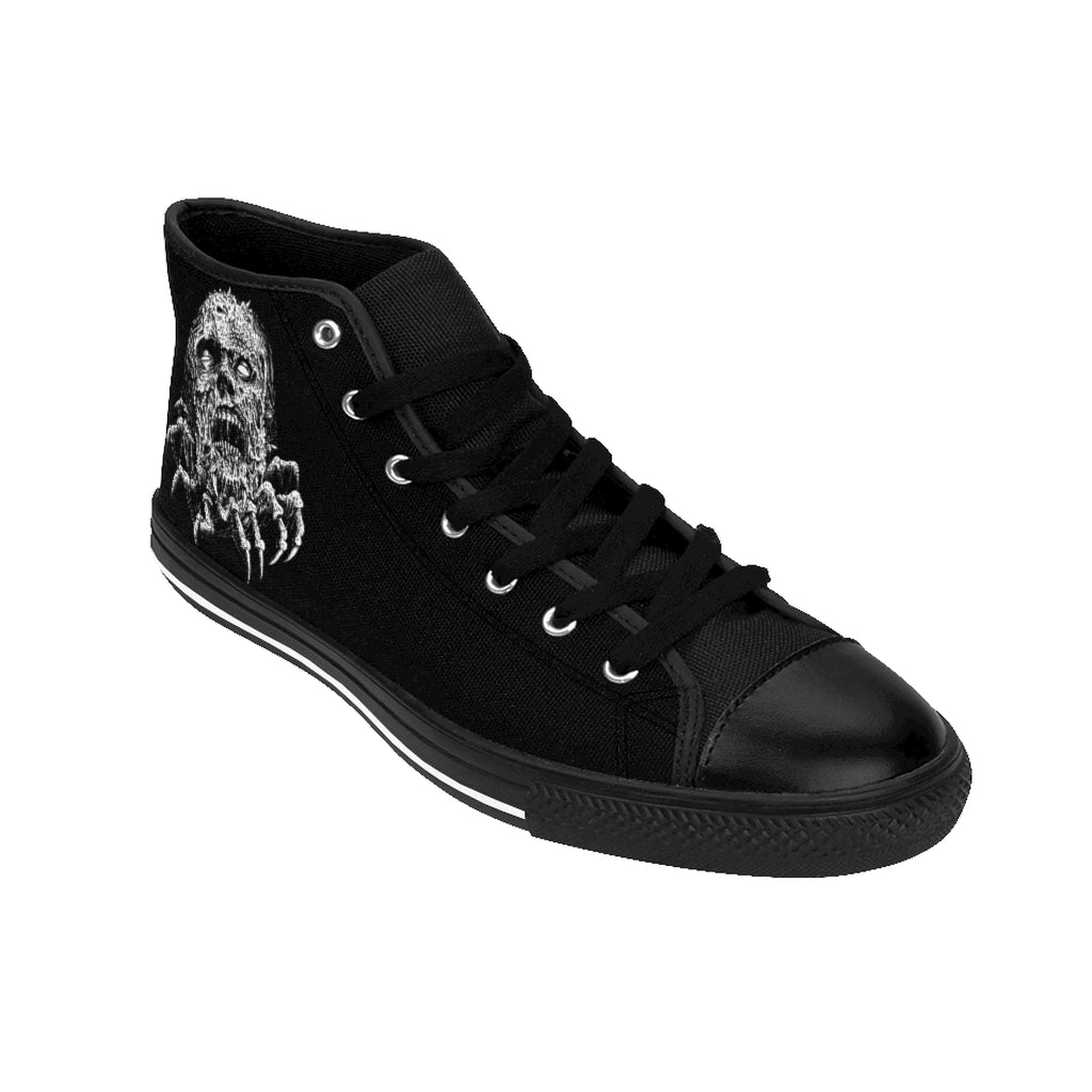 Skull Zombie Claw Men's High-top Sneakers