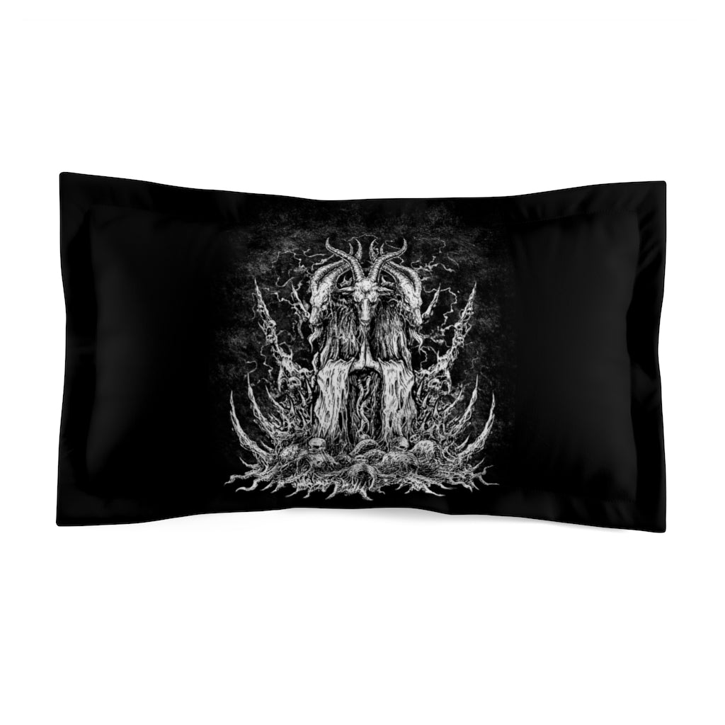 Skull Satanic Goat Microfiber Pillow Sham 2