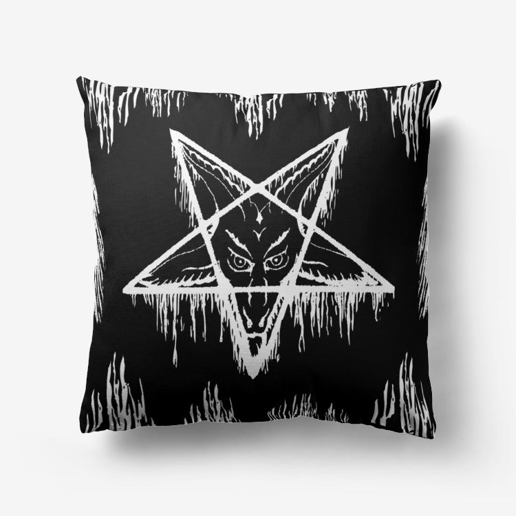 Satanic Melting Premium Hypoallergenic Throw Pillow