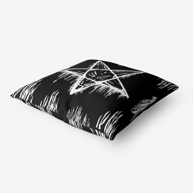 Satanic Melting Premium Hypoallergenic Throw Pillow