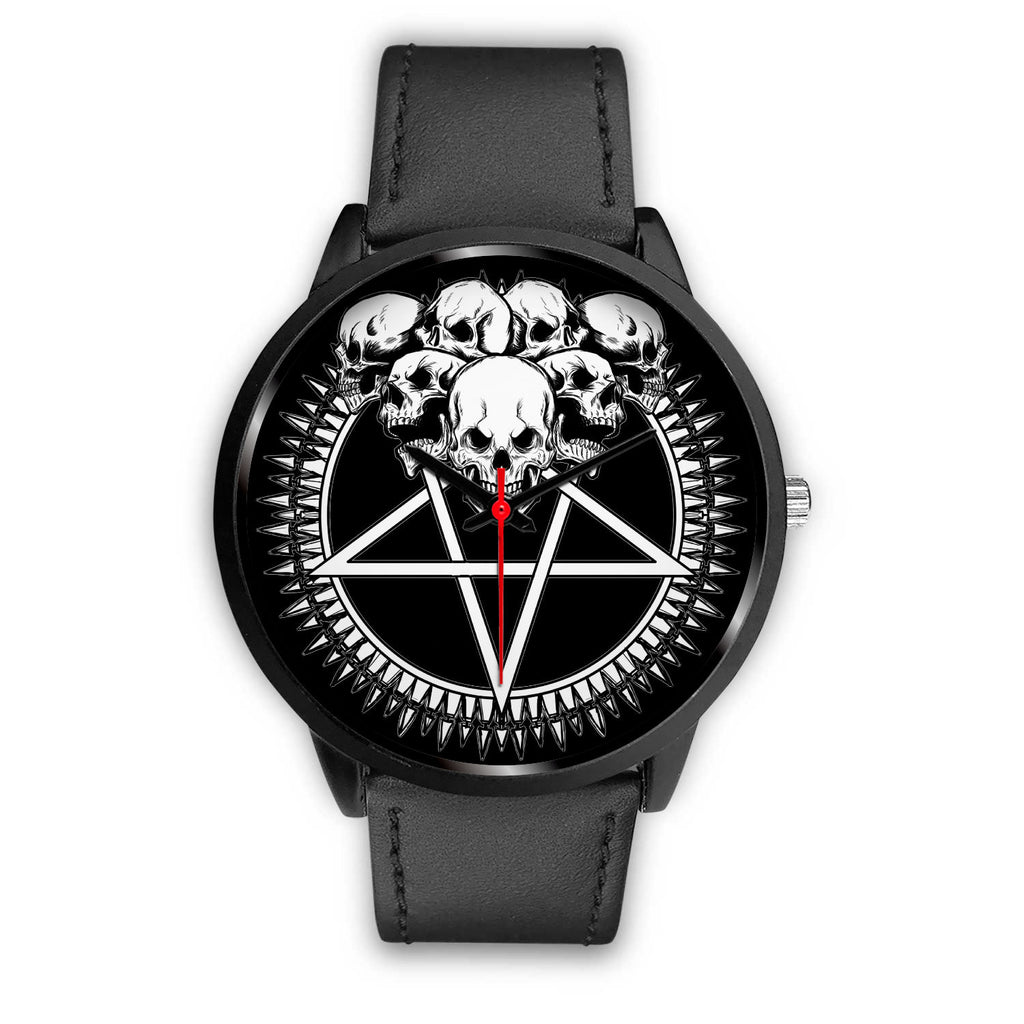 Skull Pentagram Spike Minute Ticker