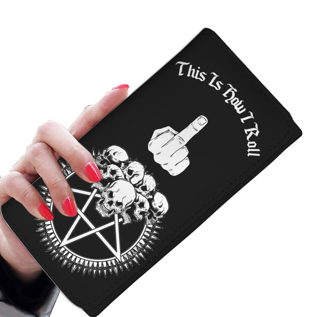 Skull Pentagram Women's Wallet-This Is How I Roll