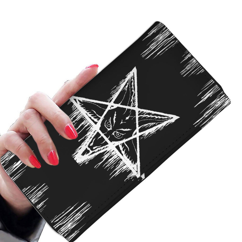 Inverted Melting Pentagram Women's Wallet
