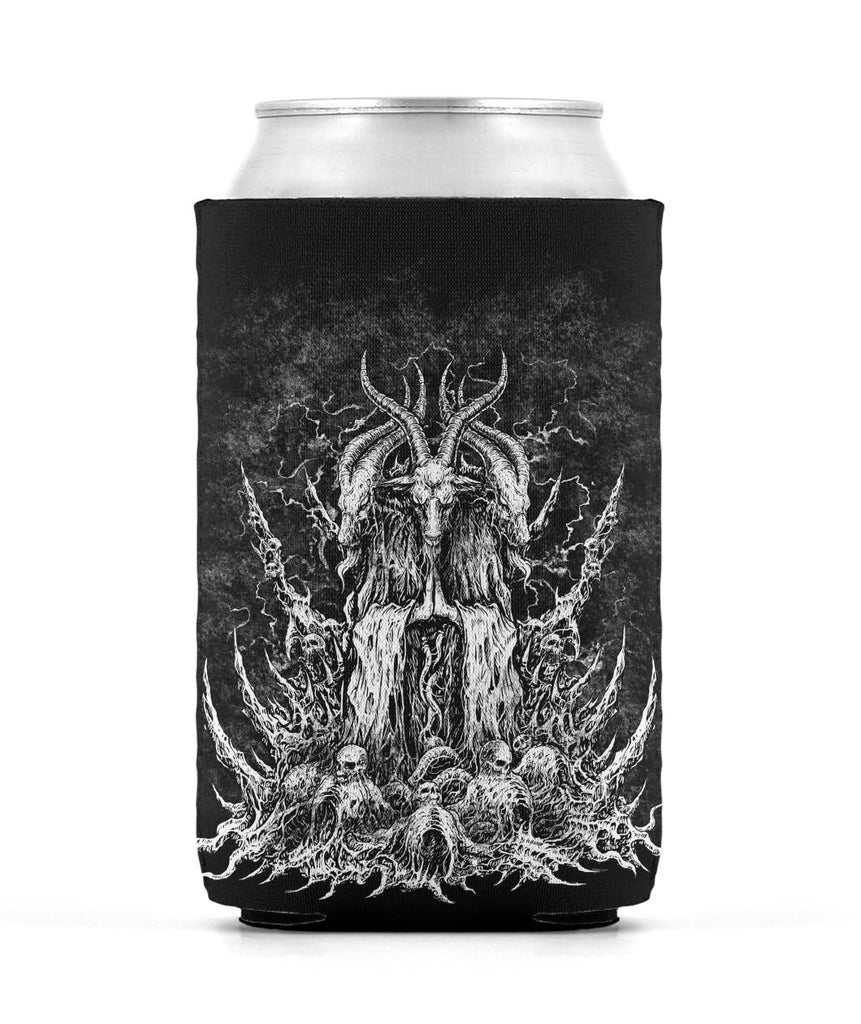 Skull Satanic Goat Gift Beer Can Sleeve