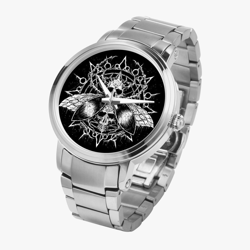 Skull Goth Fly Part 2 New High-density 46 MM stainless steel Strap Automatic Watch