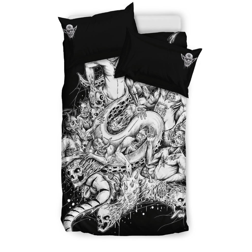 Skull Demon 3 Piece Duvet Set