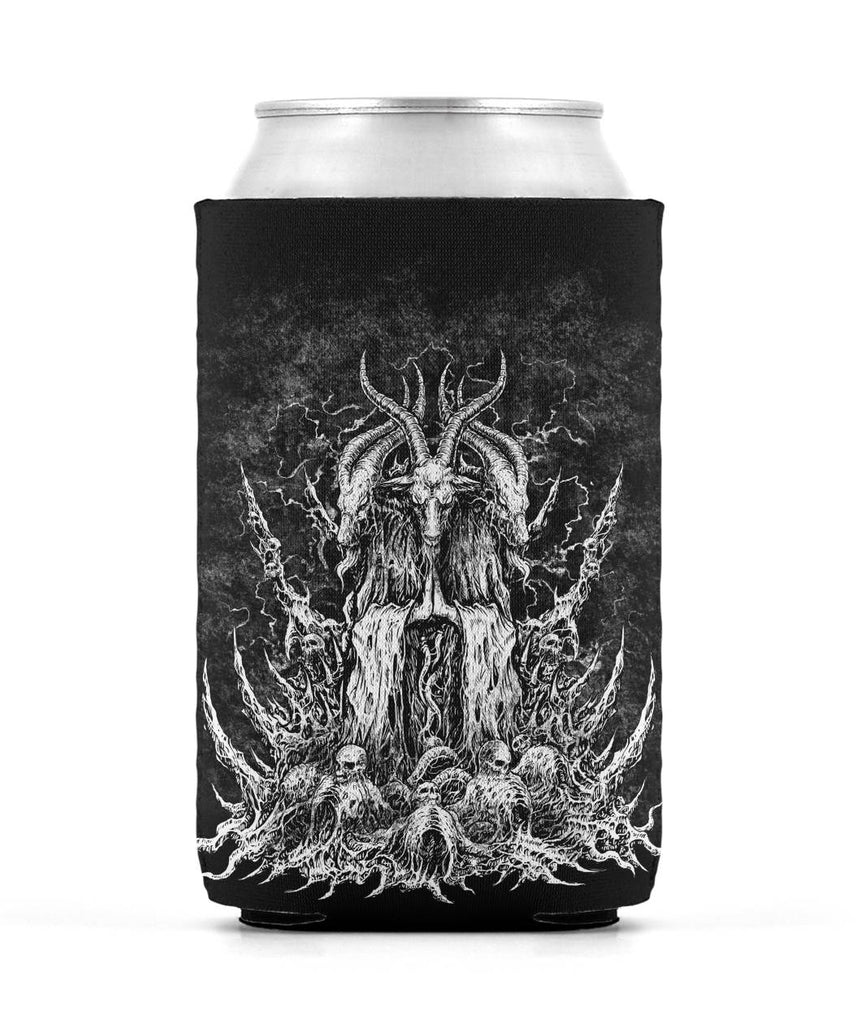 Skull Satanic Goat Beer Can Sleeve Can Sleeve