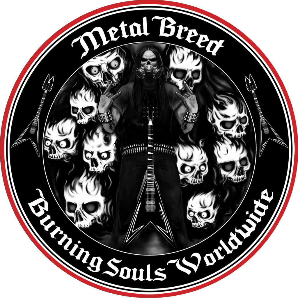 Burning Souls Black Leather Black Link White Leather Black Metal Mesh