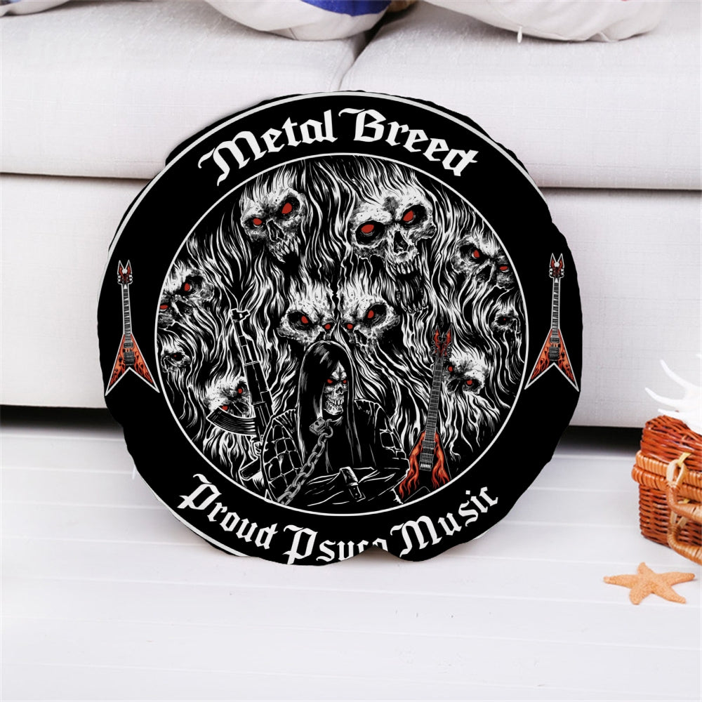 Metal Breed Proud Psyco Music Pillow Case Red Eye Skull Version