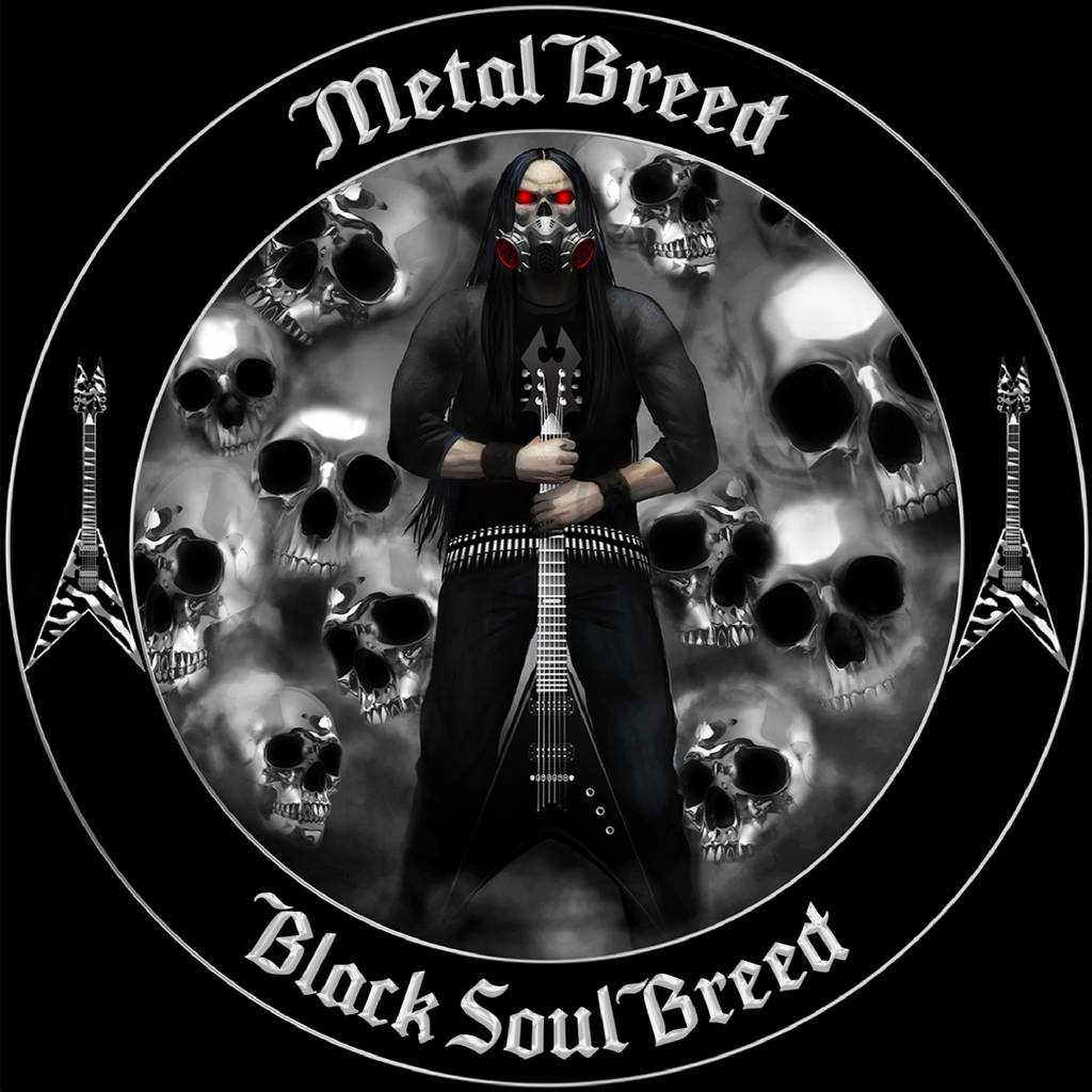 Black Soul Black Guitar Chrome Skull Black Eye Light Cloud Black Leather Black Link Black Metal Mesh