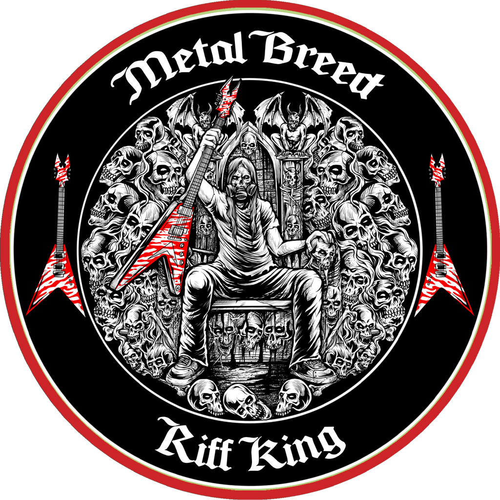 Riff King Light Version Black Leather Black Link White Leather Black Metal Mesh