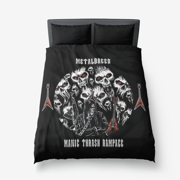 Metalbreed Manic Thrash Rampage 3 Piece Bed set