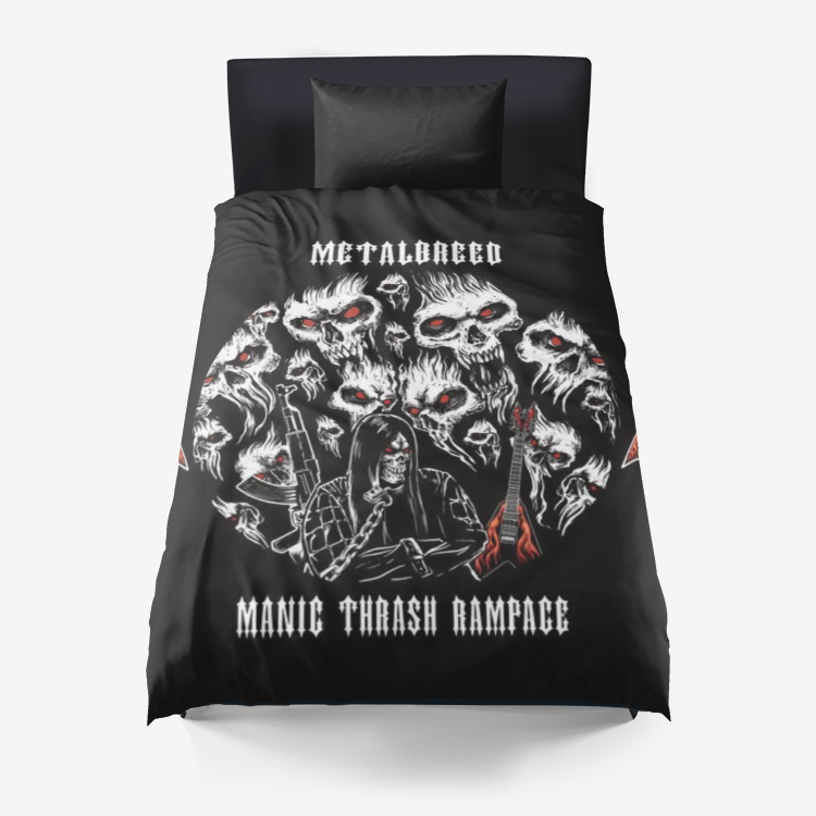 Metalbreed Manic Thrash Rampage 3 Piece Bed set