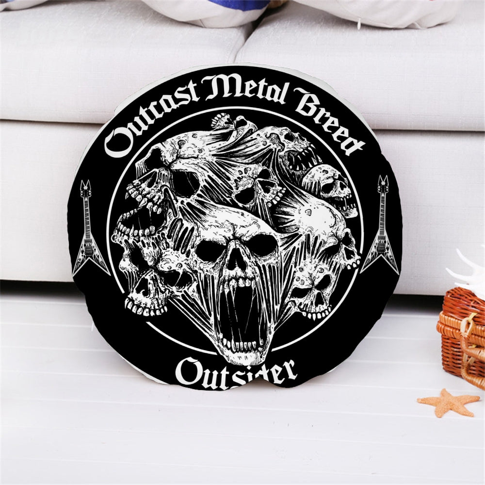 Outcast Pillow Case Black And White Version
