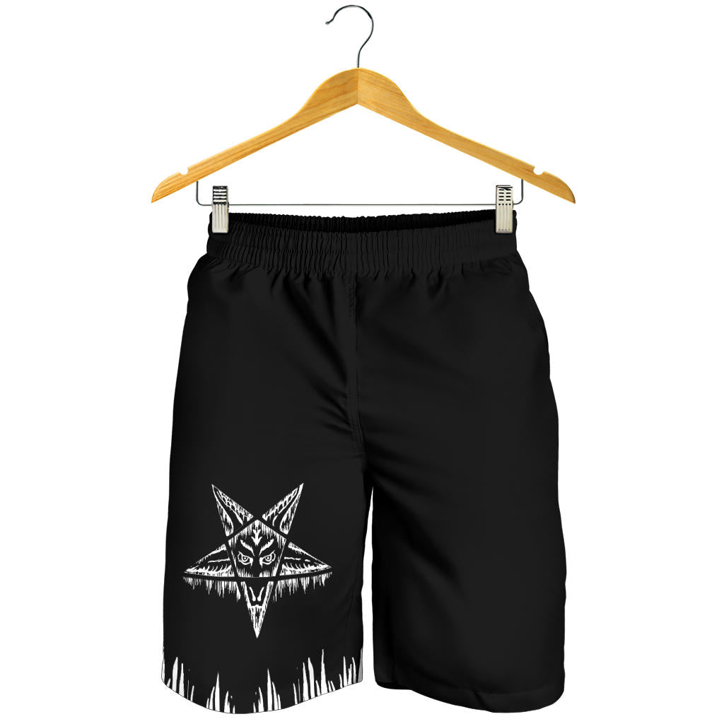 Satanic Pentagram Drip Shorts