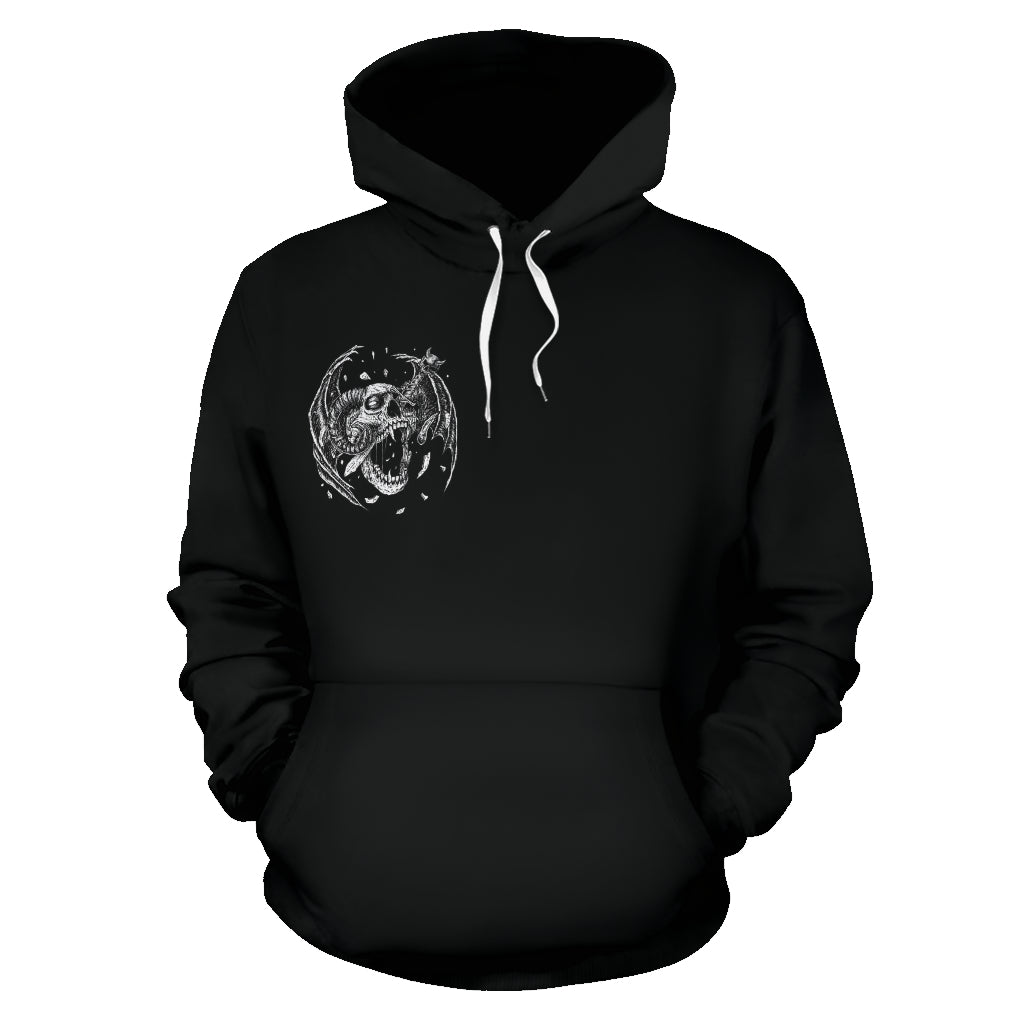 Skull Exploding Demon Dagger Hoodie