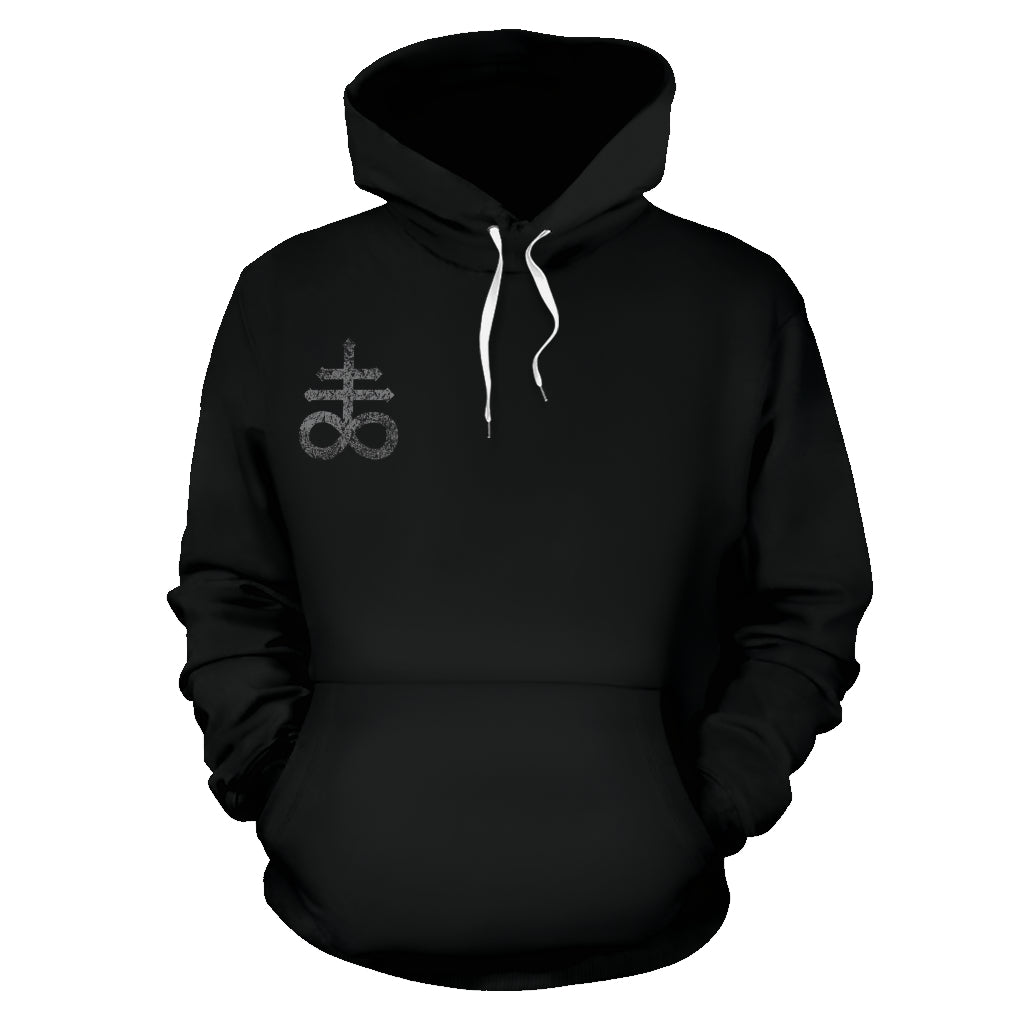 Skull Goth Satanic Fly Hoodie