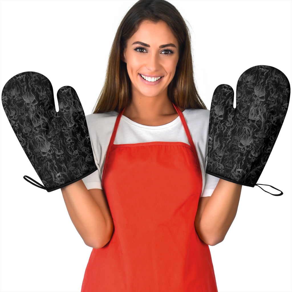 Smoke Skull Oven Mitts The Perfect Gift