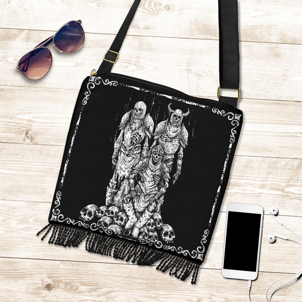 Skull Viking Skeleton Women's Evening Bag Purse