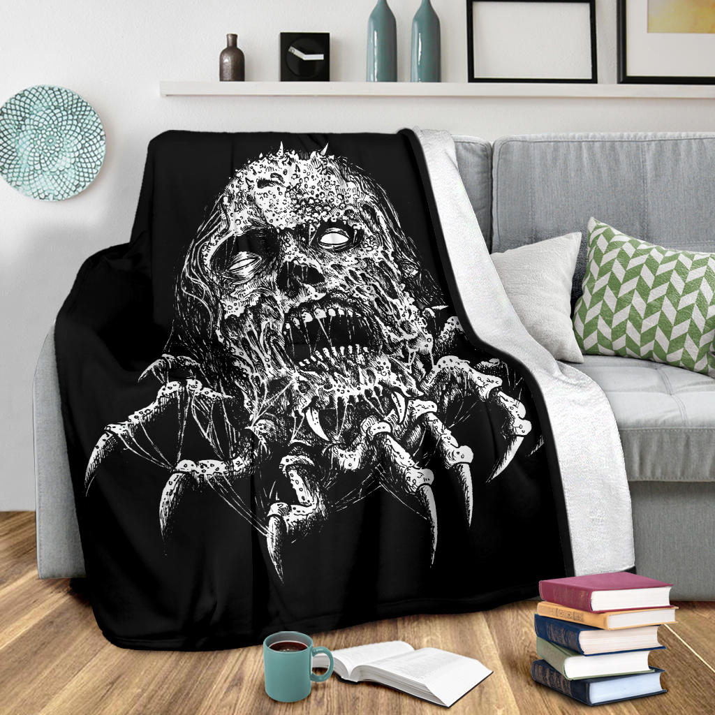 Zombie Claw Molted And Zombified Blanket