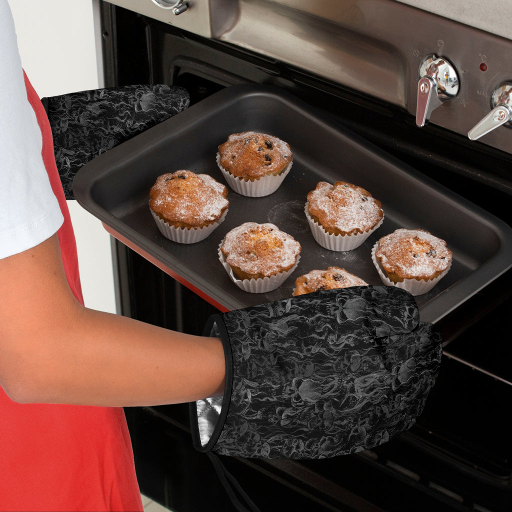 Smoke Skull Oven Mitts The Perfect Gift