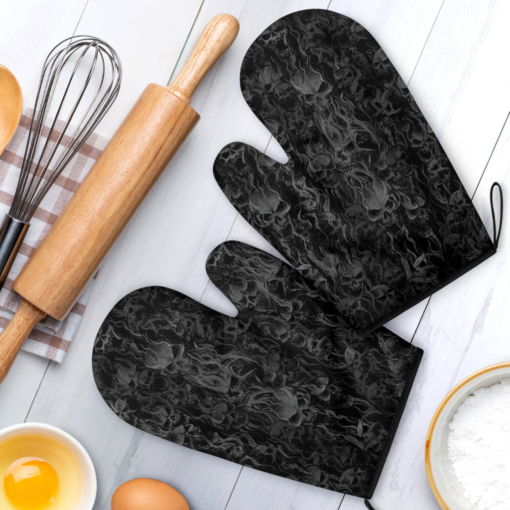 Smoke Skull Oven Mitts The Perfect Gift