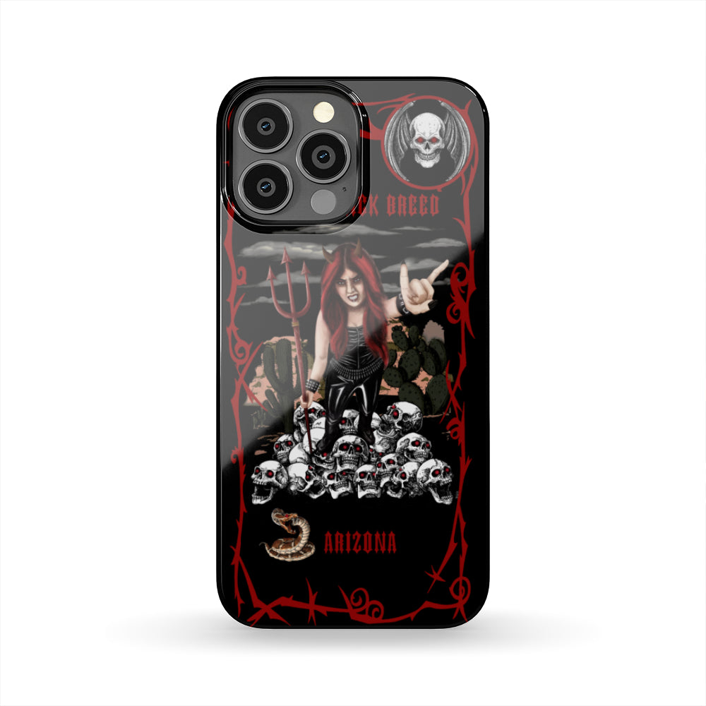 Iphone Metal Chick Breed Arizona Bat Skull