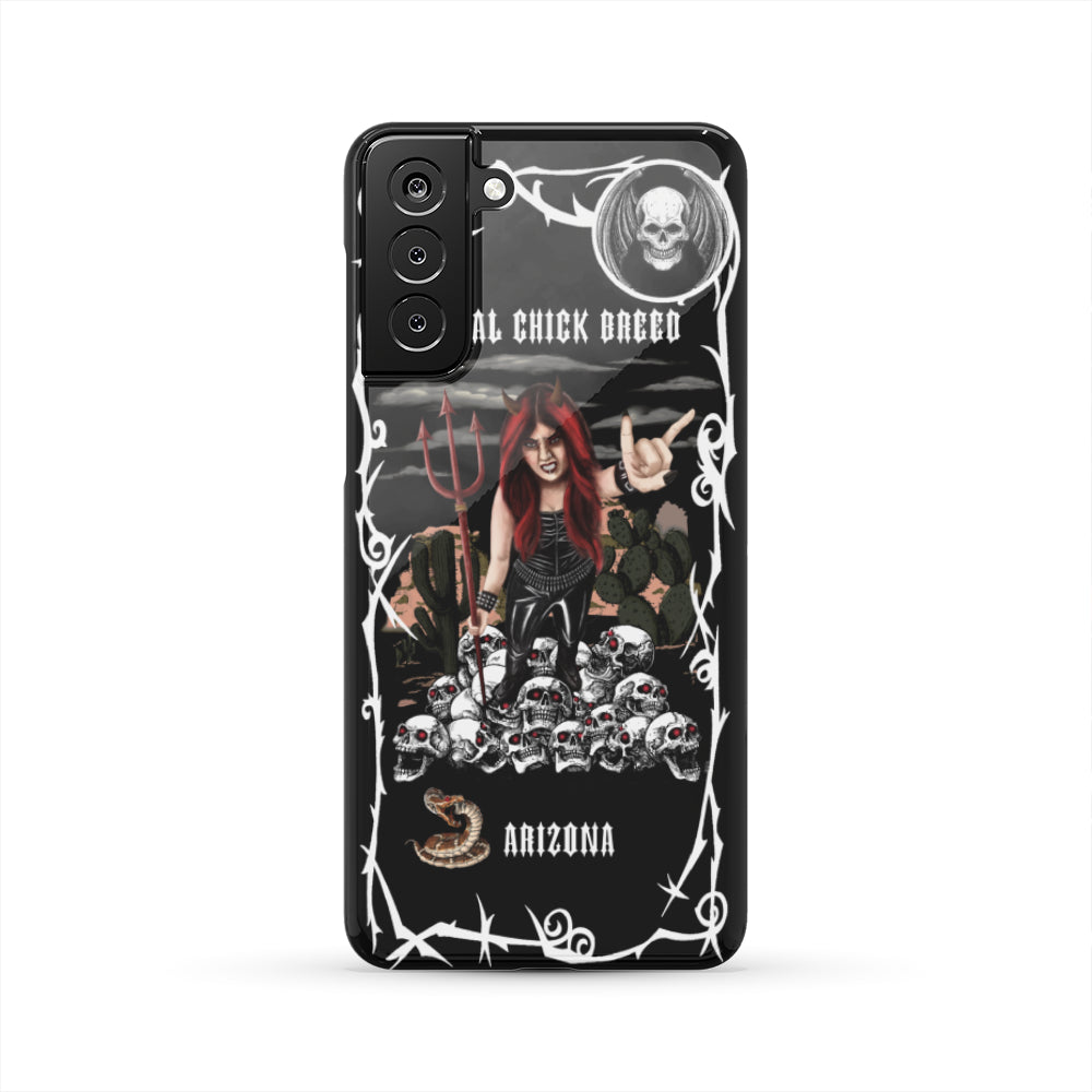 Iphone Metal Chick Breed Arizona Bat Skull Version