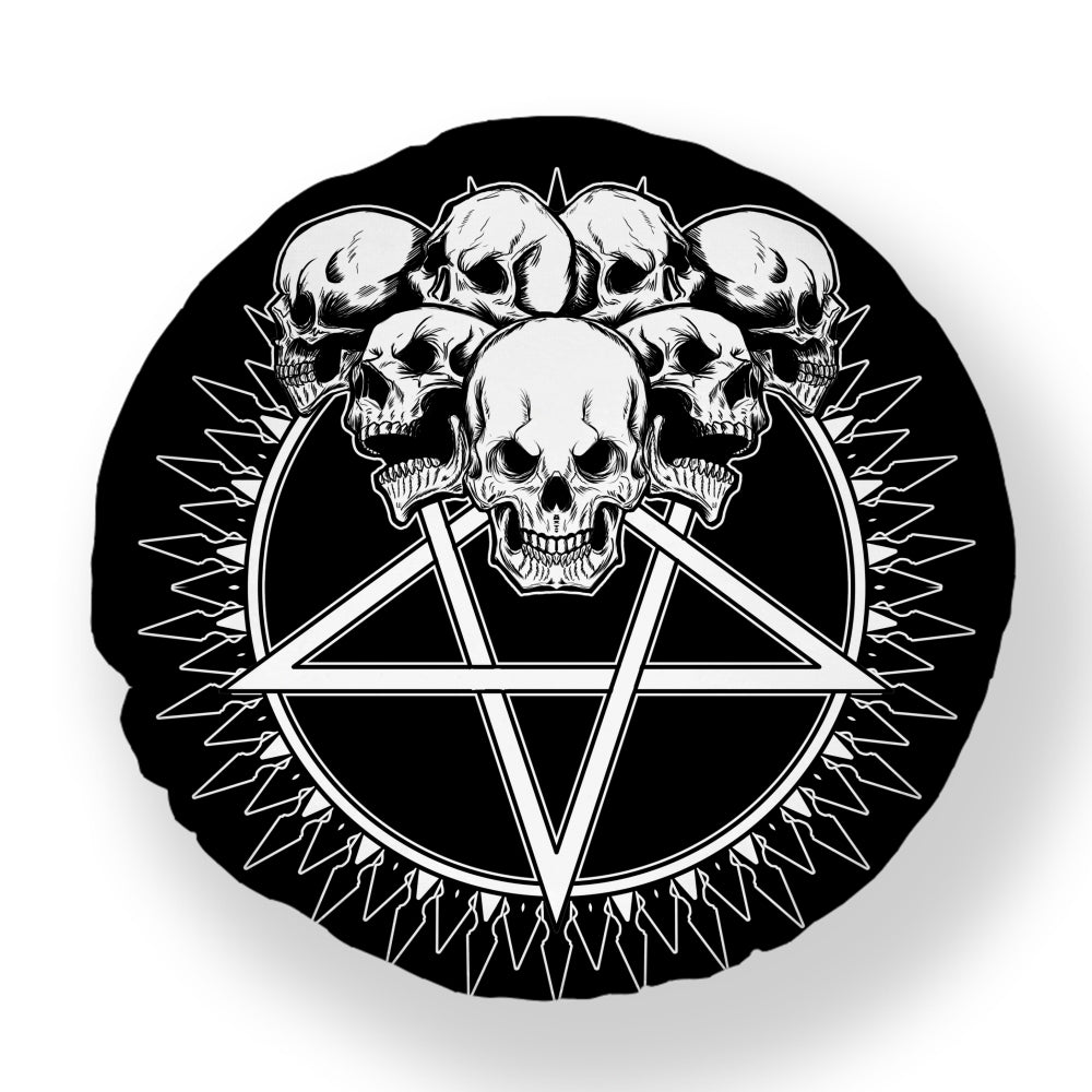 Skull Pentagram Pillow Case These Look Awesome And Stuffing Is Very Inexpesive At Craft Stores