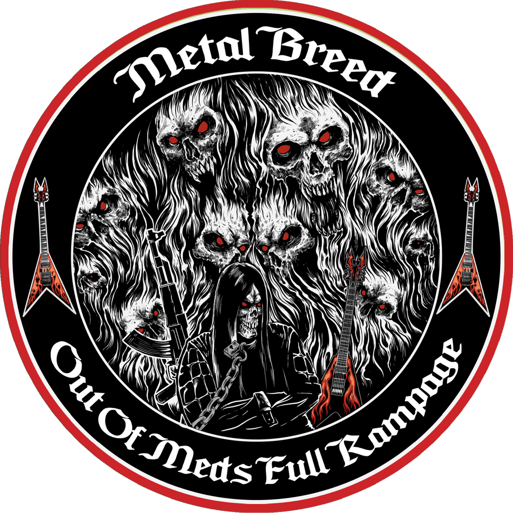Out Of Meds Red Eye Version Black Leather Black Link White Leather Black Metal Mesh