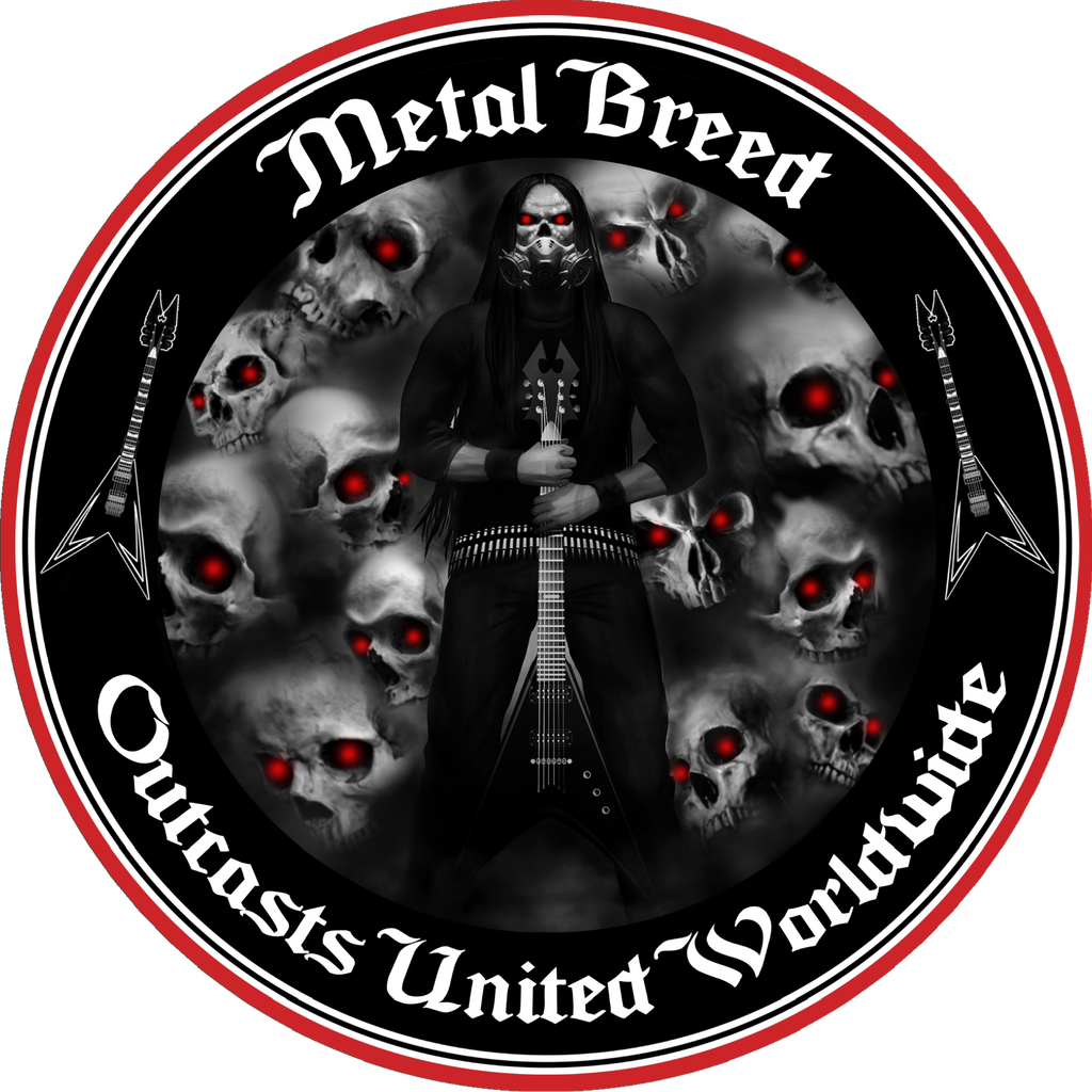 Outcasts United Red Eye Dark Cloud Black Leather Black Link White Leather Black Metal Mesh