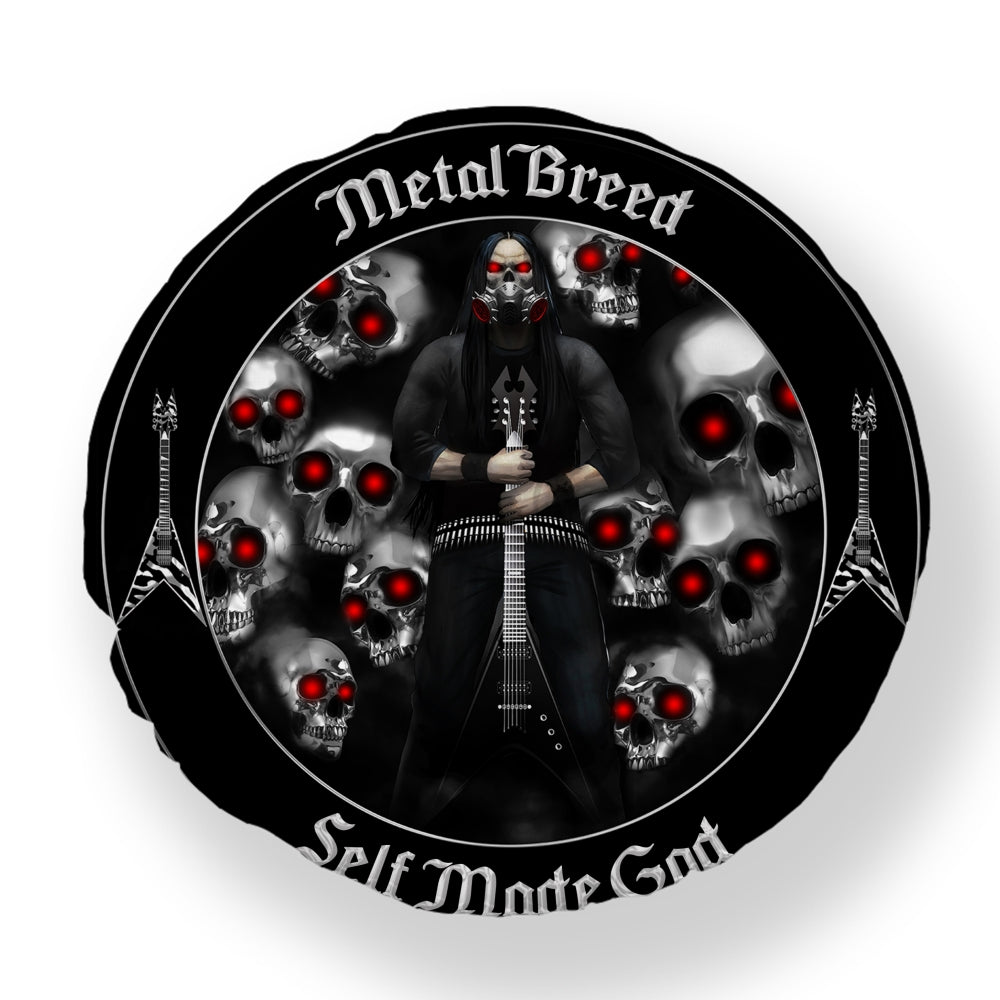 Metal Breed Self Made God Pillow Case Chrome Skull Red Eye Dark Cloud Version