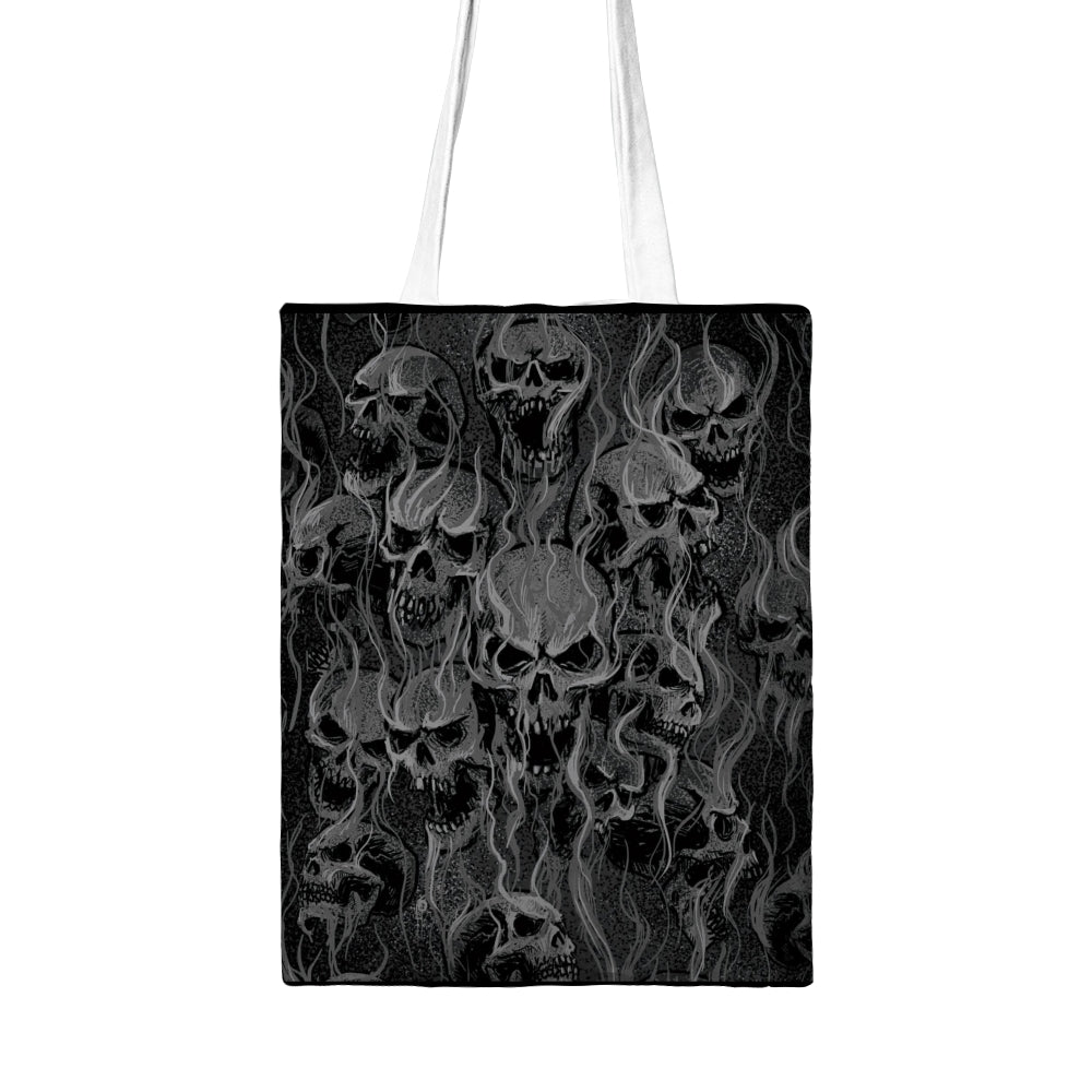 Smoke Skull Tote Bag Light Version