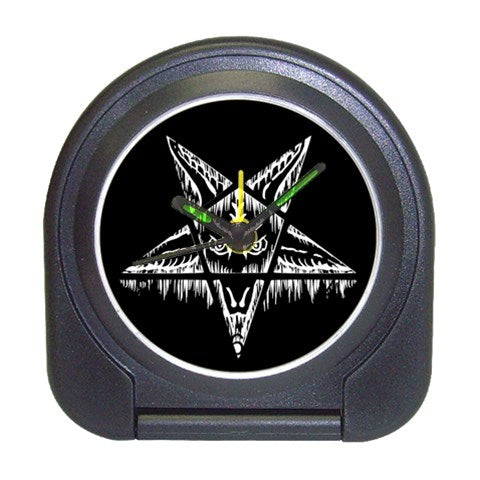 Satanic Pentagram Drip Alarm Clock