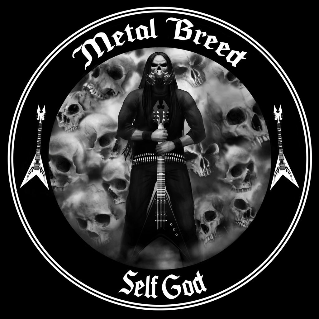 Self God Black Link Black Leather Black Metal Mesh