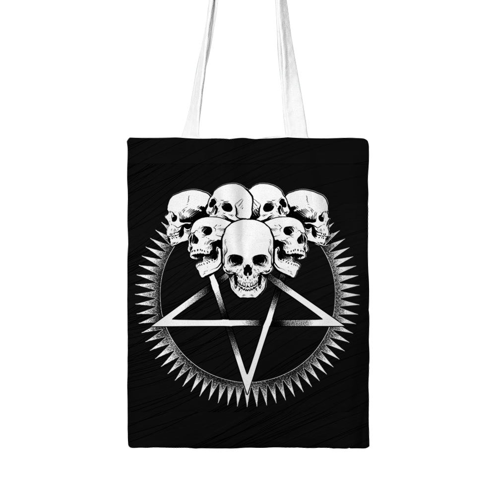 Skull Pentagram Tote Bag