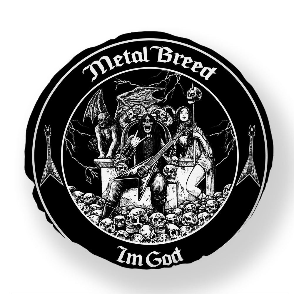 Metal Breed Im God Pillow Case